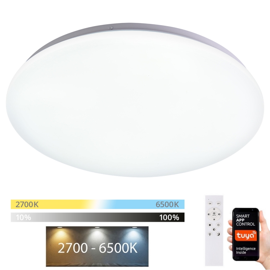 Brilagi - LED Dimmable φωτιστικό οροφής SMART LED/36W/230V 2700-6500K Wi-Fi Tuya + τηλεχειριστήριο