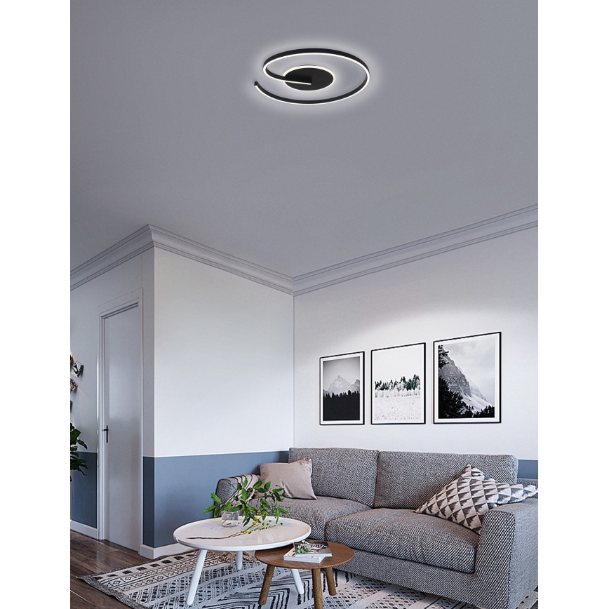 Brilagi - LED Dimmable φωτιστικό οροφής SPIRAL LED/56W/230V 3000/4000/6000K + τηλεχειριστήριο