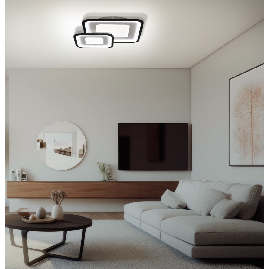 Brilagi - LED Dimmable φωτιστικό οροφής TANDORA LED/49W/230V 3000/4000/6000K + τηλεχειριστήριο