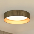 Brilagi - LED Dimmable φωτιστικό οροφής VEGAS SHINE LED/24W/230V 3000/4000/6500K straw καφέ/χρυσό + τηλεχειριστήριο