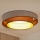 Brilagi - LED Dimmable φωτιστικό οροφής VEGAS SHINE LED/24W/230V διάμετρος 60 cm 3000/4000/6500K καφέ + τηλεχειριστήριο