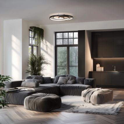 Brilagi - LED Dimmable φωτιστικό οροφής VELO LED/52W/230V 3000/4000/6000K + τηλεχειριστήριο