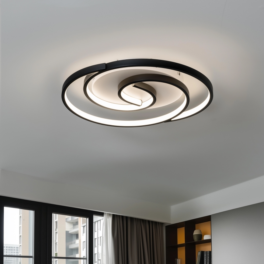 Brilagi - LED Dimmable φωτιστικό οροφής VELO LED/52W/230V 3000/4000/6000K + τηλεχειριστήριο