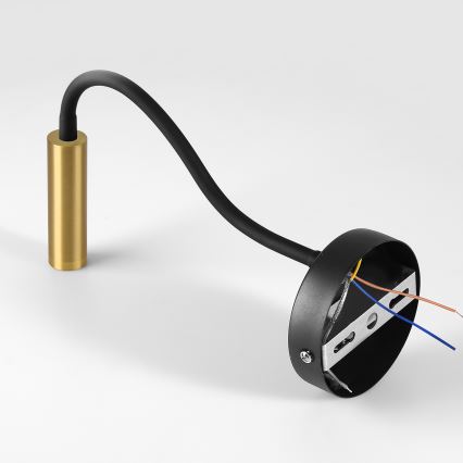 Brilagi - LED Dimming εύκαμπτο τοίχου φωτιστικό MAYA 1xG9/4W/230V μαύρο/χρυσό 2700-6500K Wi-Fi Tuya