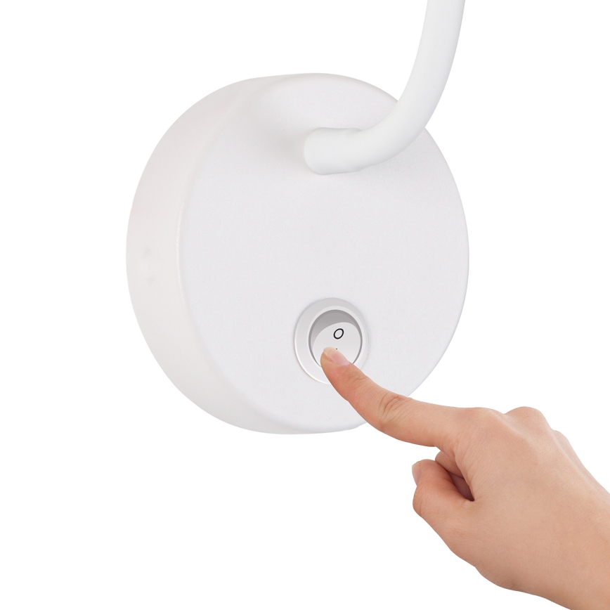 Brilagi - LED Dimming εύκαμπτο τοίχου φωτιστικό MAYA 1xG9/4W/230V λευκό/χρυσό 2700-6500K Wi-Fi Tuya