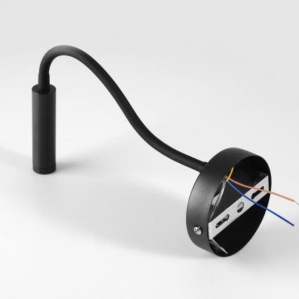 Brilagi - LED Dimming εύκαμπτο τοίχου φωτιστικό MAYA 1xG9/4W/230V μαύρο 2700-6500K Wi-Fi Tuya