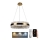Brilagi - LED Dimming κρεμαστό φωτιστικό οροφής HALO LED/40W/230V + τηλεχειριστήριο