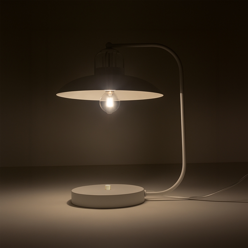 Brilagi - LED Eπιτραπέζιο φωτιστικό FLAMENGO 1xE27/60W/230V λευκό