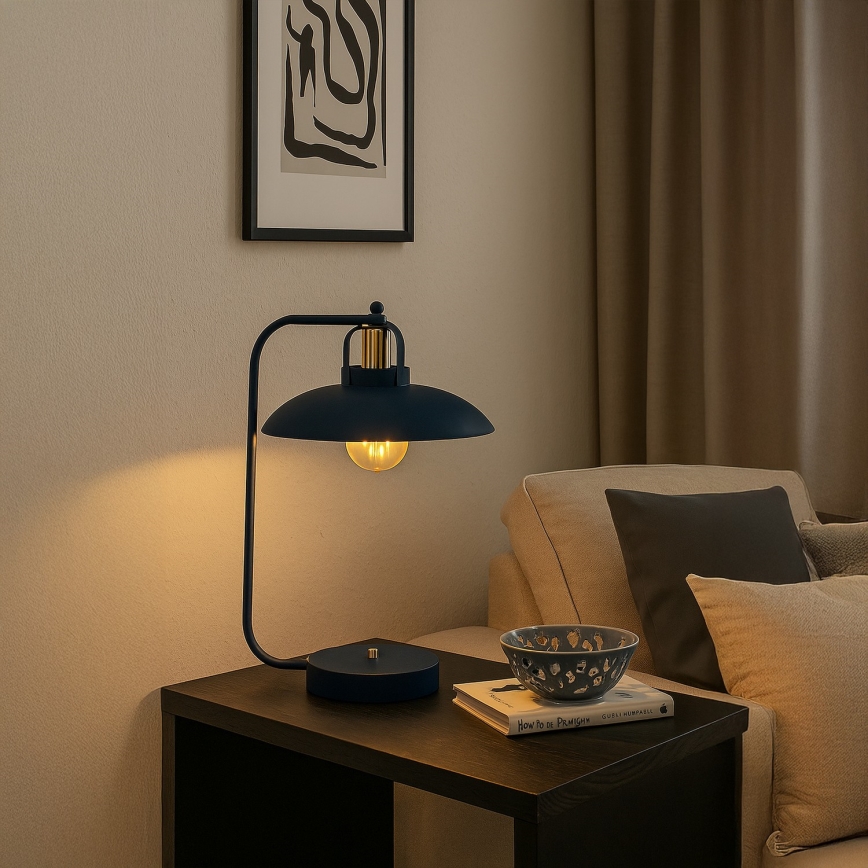 Brilagi - LED Eπιτραπέζιο φωτιστικό FLAMENGO 1xE27/60W/230V μπλε