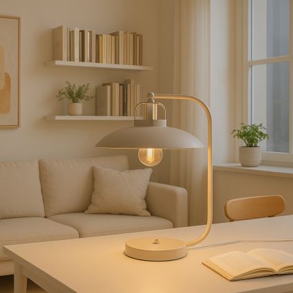 Brilagi - LED Eπιτραπέζιο φωτιστικό FLAMENGO 1xE27/60W/230V μπεζ