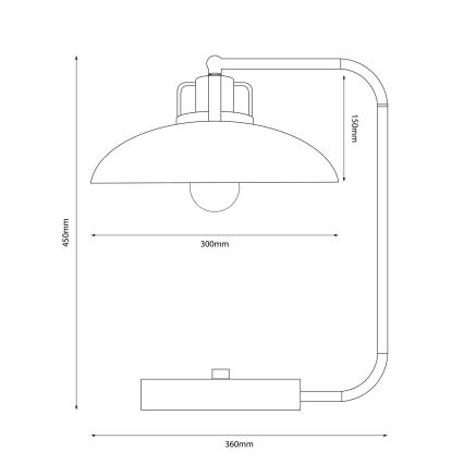 Brilagi - LED Eπιτραπέζιο φωτιστικό FLAMENGO 1xE27/60W/230V μπεζ