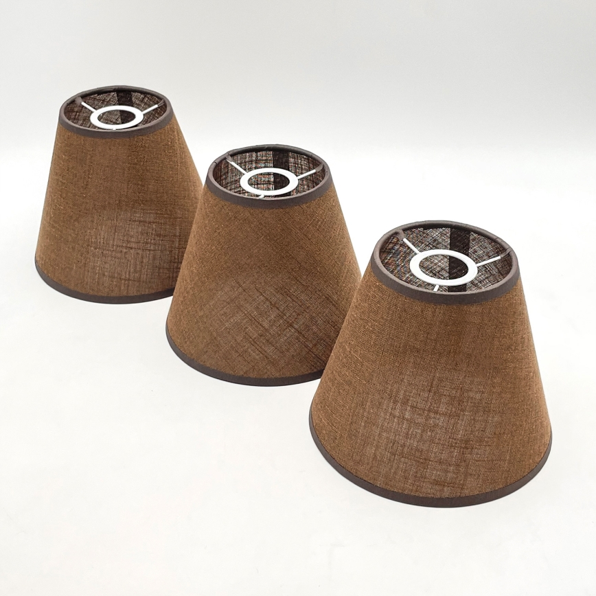 Brilagi - LED Οροφής φωτιστικό ANTHONY 3xE14/40W/230V δρυς καρυδιά/καφέ