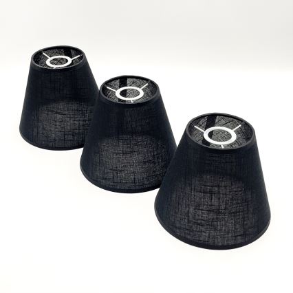 Brilagi - LED Οροφιά φωτιστικό ANTHONY 3xE14/40W/230V δρυς καρυδιά/μαύρο