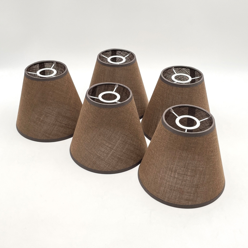 Brilagi - LED Οροφής φωτιστικό ANTHONY 5xE14/40W/230V δρυς καρυδιά/καφέ