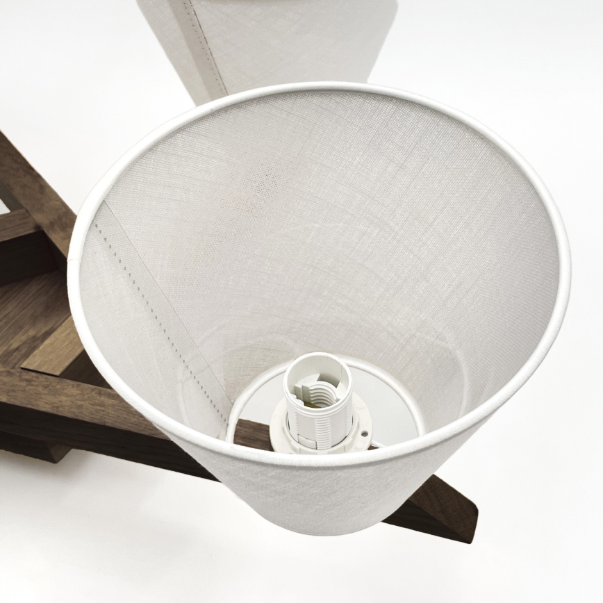 Brilagi - LED Οροφής Φωτιστικό ANTHONY 5xE14/40W/230V δρυς καρυδιά/λευκό