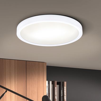 Brilagi - LED Dimmable φωτιστικό οροφής ESTELA LED/36W/230V 3000-6500K ø 30 cm λευκό + τηλεχειριστήριο