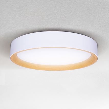 Brilagi - LED Dimmable φωτιστικό οροφής LARIOS LED/48W/230V 3000-6500K ø 39 cm λευκό + τηλεχειριστήριο