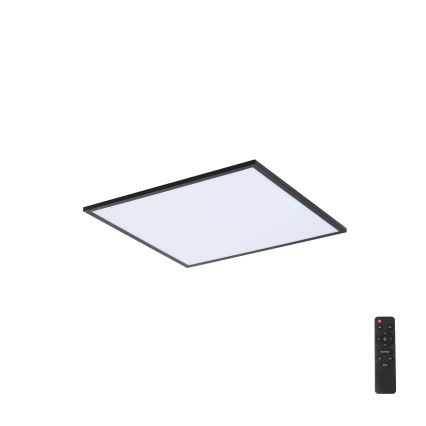 Brilagi - LED Dimmable φωτιστικό οροφής SLIMFRAME LED/36W/230V 45x45 cm 3000-6000K μαύρο + τηλεχειριστήριο