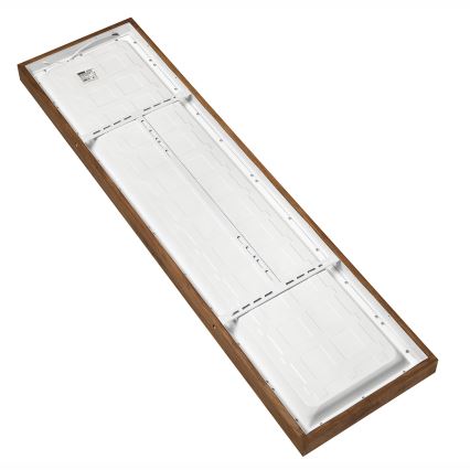 Brilagi - Φωτιστικό οροφής μπάνιου dimming LED WOODY FRAME LED/50W/230V δρυς κερασιά 120x30 cm 3000-6000K IP44 + τηλεχειριστήριο