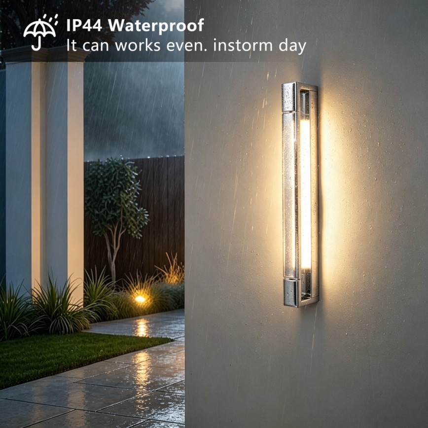 Brilagi - Φωτιστικό LED για καθρέφτη μπάνιου AQUA LINE LED/12W/230V 45 cm IP44 γυαλιστερό χρώμιο CRI 90