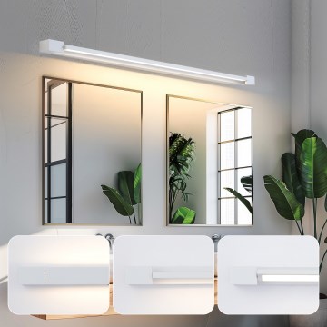 Brilagi - LED φωτιστικό καθρέφτη μπάνιου AQUA LINE LED/28W/230V 100 cm IP44 λευκό CRI 90