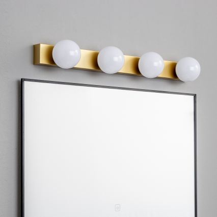 Brilagi - LED φωτιστικό καθρέφτη μπάνιου HOLLYWOOD 4xLED/3W/230V 53 cm IP44 χρυσό
