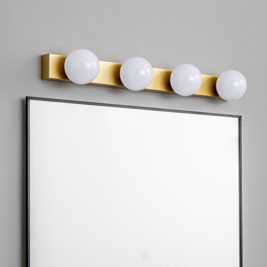 Brilagi - LED φωτιστικό καθρέφτη μπάνιου HOLLYWOOD 4xLED/3W/230V 53 cm IP44 χρυσό