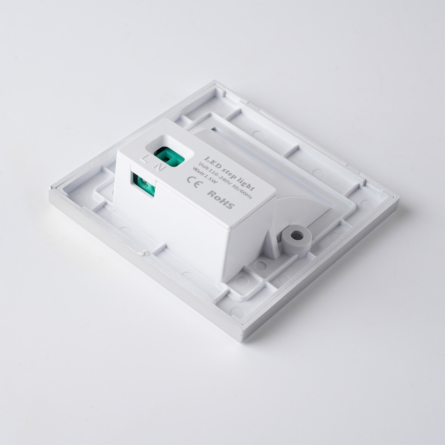 Brilagi - LED φωτιστικό σκάλας STEP LIGHT LED/1,5W/230V IP44 ασημί