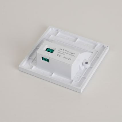 Brilagi - LED φωτιστικό σκάλας STEP LIGHT LED/1,5W/230V IP44 λευκό