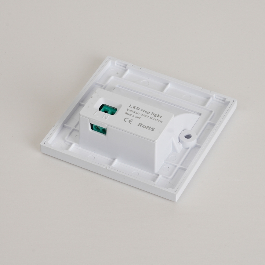 Brilagi - LED φωτιστικό σκάλας STEP LIGHT LED/1,5W/230V IP44 λευκό