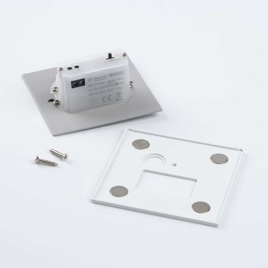 Brilagi - LED φωτιστικό σκάλας με αισθητήρα κίνησης και λυκόφωτος JACK LED/1,5W/230V 3000/4000/6500K λευκό