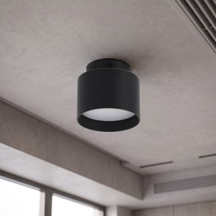 BRILAGI - LED φωτιστικό σποτ BACKLIT 1xGX53/15W/230V + LED/3W Ø 8 cm μαύρο