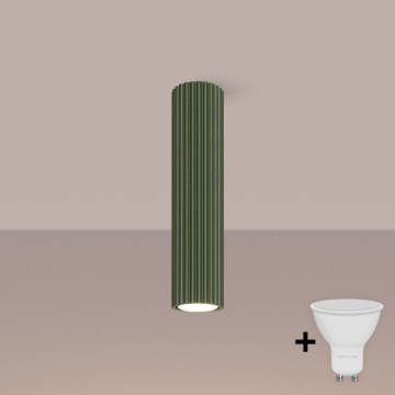 Brilagi - LED φωτιστικό σποτ CRESTO 1xGU10/10W/230V 30 cm πράσινο