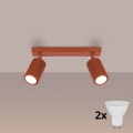 Brilagi - LED φωτιστικό σποτ CRESTO 2xGU10/10W/230V κόκκινο