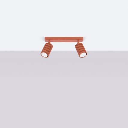 Brilagi - LED φωτιστικό σποτ CRESTO 2xGU10/10W/230V κόκκινο