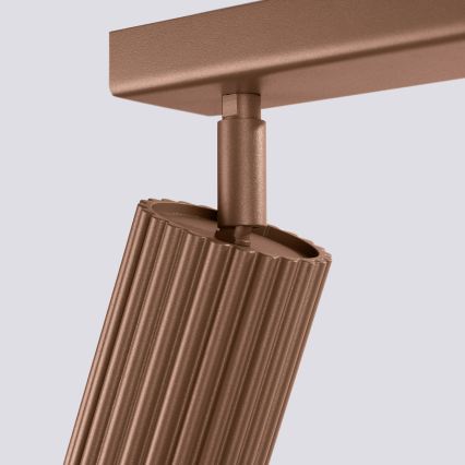 Brilagi - LED φωτιστικό σποτ CRESTO 3xGU10/10W/230V καφέ