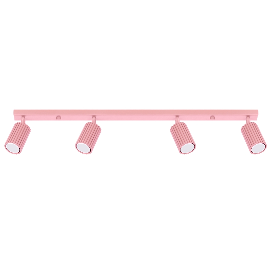 Brilagi - LED φωτιστικό σποτ CRESTO 4xGU10/10W/230V ροζ