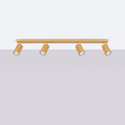 Brilagi - LED φωτιστικό σποτ CRESTO 4xGU10/10W/230V χρυσό