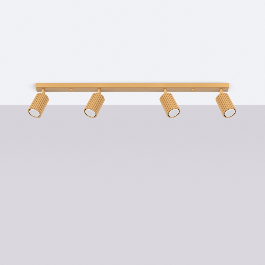 Brilagi - LED φωτιστικό σποτ CRESTO 4xGU10/10W/230V χρυσό