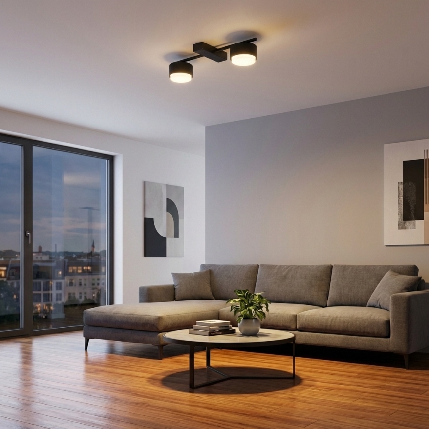 Brilagi - LED φωτιστικό σποτ MONO 2xGX53/30W/230V μαύρο