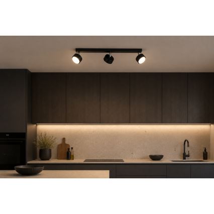 Brilagi - LED φωτιστικό σποτ MONO 3xGX53/30W/230V μαύρο
