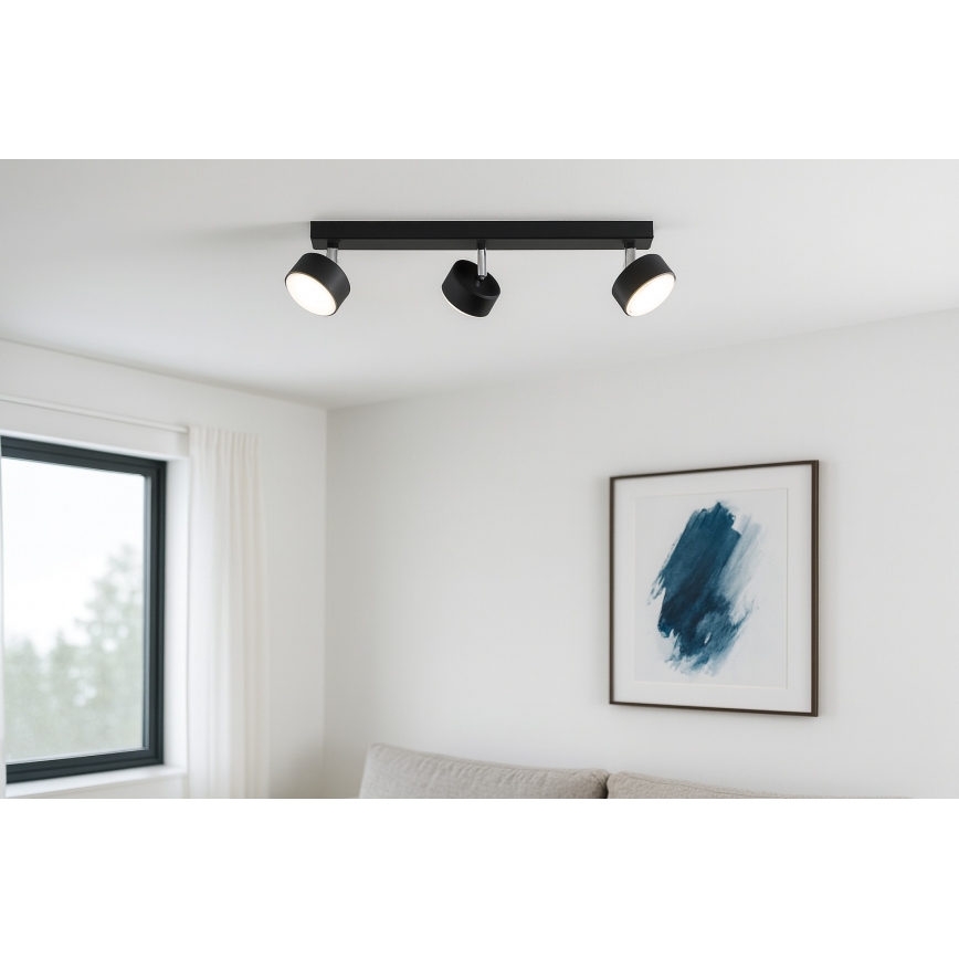 Brilagi - LED φωτιστικό σποτ MONO 3xGX53/30W/230V μαύρο