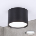 BRILAGI - LED φωτιστικό σποτ μπάνιου SMOOTH 1xGX53/15W/230V 60x82 mm μαύρο IP54
