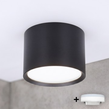 BRILAGI - LED φωτιστικό σποτ μπάνιου SMOOTH 1xGX53/15W/230V 60x82 mm μαύρο IP54