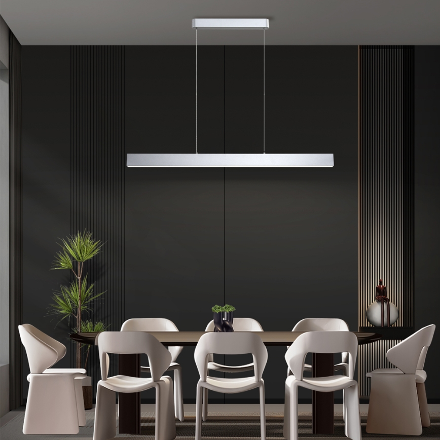 Brilagi - LED Πολύφωτο με καλώδιο SLEEKLINE LED/40W/230V 3000/4500/6000K ασημί