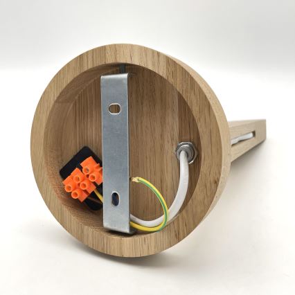 Brilagi - LED  Φωτιστικό τοίχου ANTHONY 1xE14/40W/230V δρυς/καφέ