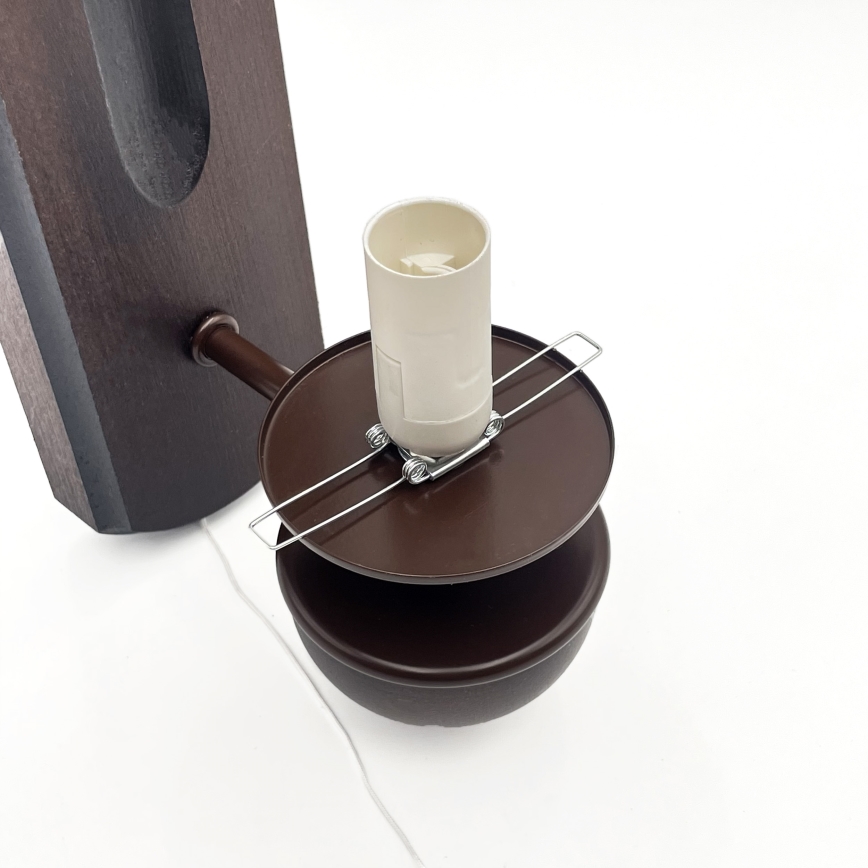 Brilagi - LED Φωτιστικό τοίχου COTTAGE 1xE14/40W/230V οξιά/καφέ