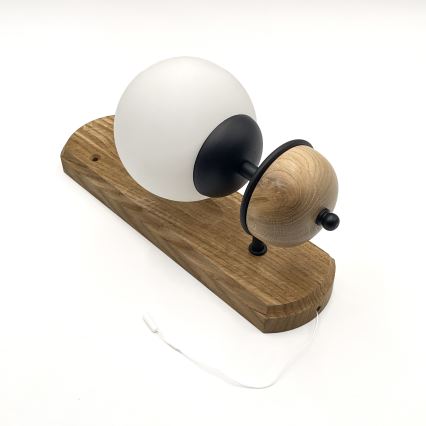 Brilagi - LED Φωτιστικό τοίχου COTTAGE 1xG9/40W/230V δρυς/λευκό