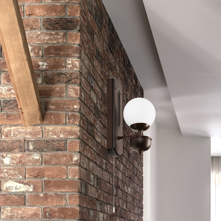 Brilagi - LED Φωτιστικό τοίχου COTTAGE 1xG9/40W/230V οξιά/λευκό