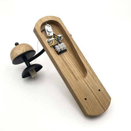 Brilagi - LED Φωτιστικό τοίχου COTTAGE 2xG9/40W/230V δρυς/λευκό